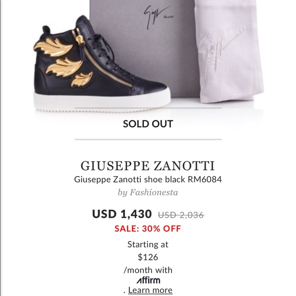 giuseppe size 3